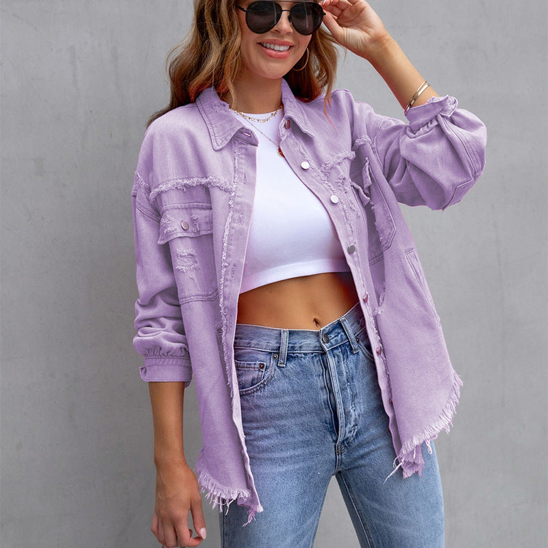 Lore | Jeansjacke mit klassischen Brusttaschen für jede Jahreszeit