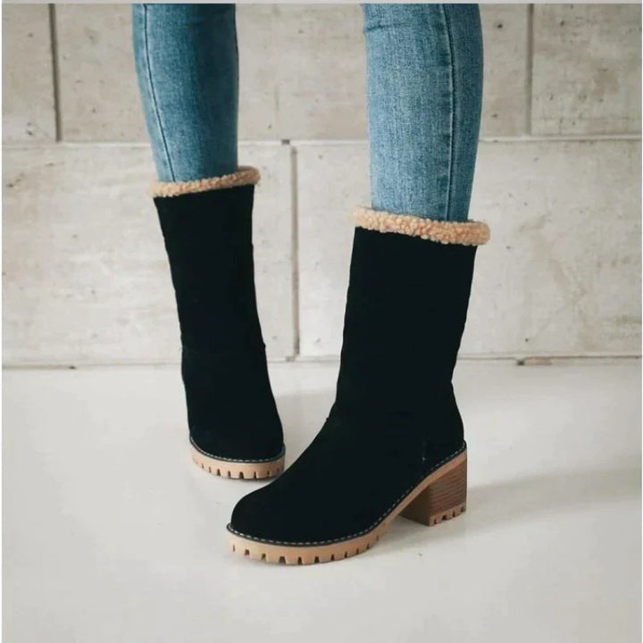Gotelind | Winterstiefel aus erstklassigem Wildleder mit isolierenden Materialien