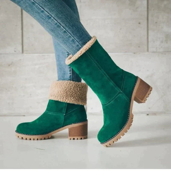 Gotelind | Winterstiefel aus erstklassigem Wildleder mit isolierenden Materialien