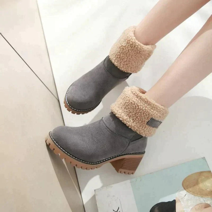 Gotelind | Winterstiefel aus erstklassigem Wildleder mit isolierenden Materialien
