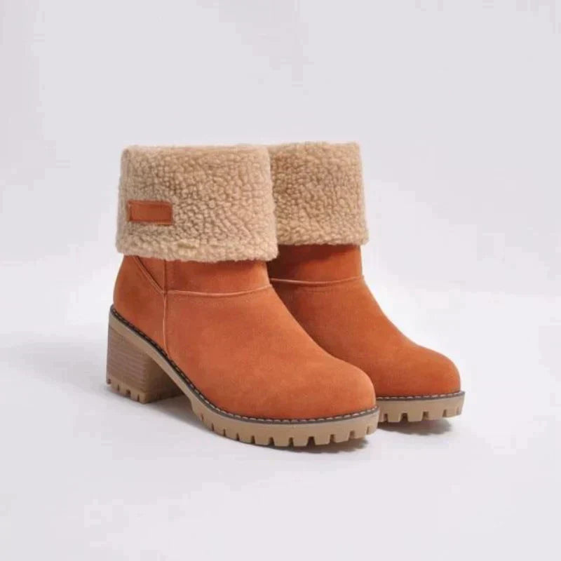 Gotelind | Winterstiefel aus erstklassigem Wildleder mit isolierenden Materialien