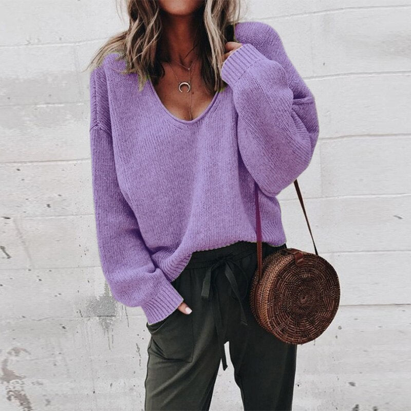 Rotraud | Lässiger Pullover mit warmer Strickstruktur