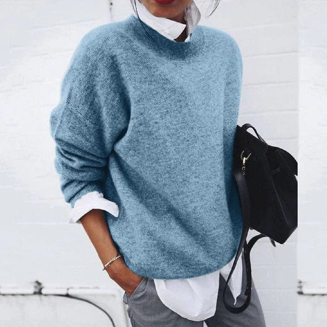 Silja | Weicher Oversized-Pullover mit Rundhals