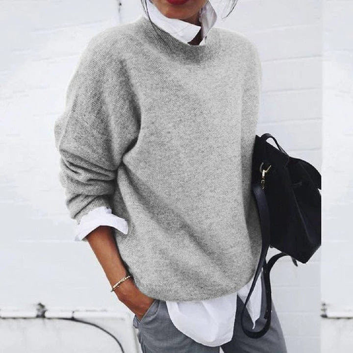Silja | Weicher Oversized-Pullover mit Rundhals