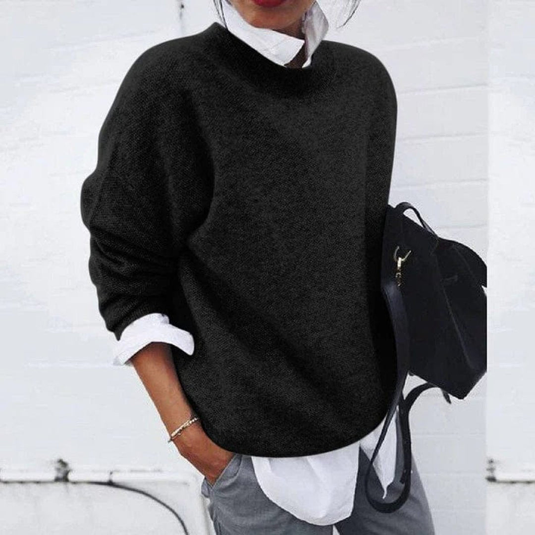Silja | Weicher Oversized-Pullover mit Rundhals