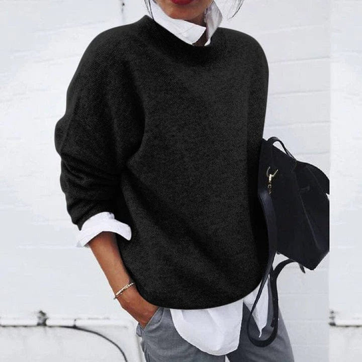 Silja | Weicher Oversized-Pullover mit Rundhals